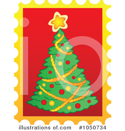 Royalty-Free (RF) Christmas Tree Clipart Illustration by visekart - Stock Sample #1050734