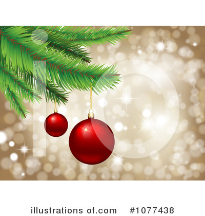 Royalty-Free (RF) Christmas Tree Clipart Illustration by KJ Pargeter - Stock Sample #1077438