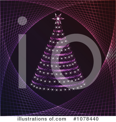 Royalty-Free (RF) Christmas Tree Clipart Illustration by Andrei Marincas - Stock Sample #1078440