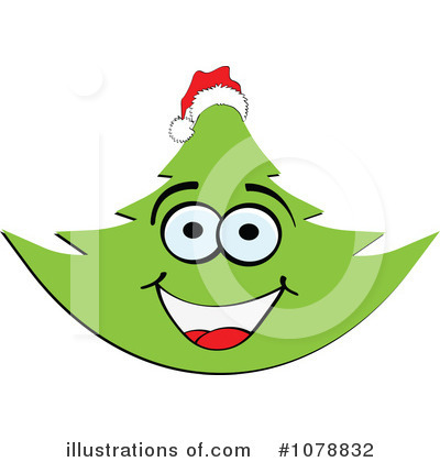 Royalty-Free (RF) Christmas Tree Clipart Illustration by Andrei Marincas - Stock Sample #1078832