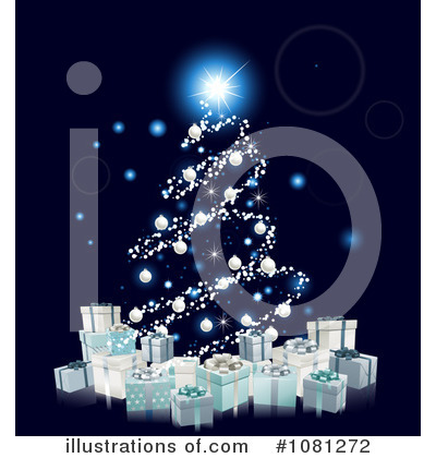 Royalty-Free (RF) Christmas Tree Clipart Illustration by AtStockIllustration - Stock Sample #1081272
