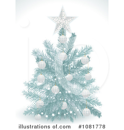 Royalty-Free (RF) Christmas Tree Clipart Illustration by elaineitalia - Stock Sample #1081778