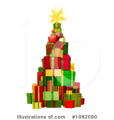 Royalty-Free (RF) Christmas Tree Clipart Illustration by AtStockIllustration - Stock Sample #1082090