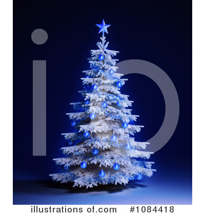 Royalty-Free (RF) Christmas Tree Clipart Illustration by Mopic - Stock Sample #1084418