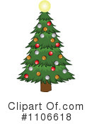 Christmas Tree Clipart #1106618 by Cartoon Solutions