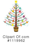 Christmas Tree Clipart #1119962 by Cherie Reve