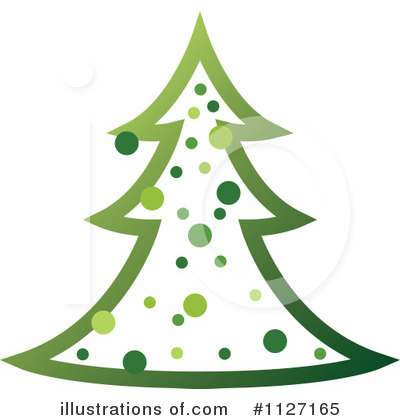 Christmas Tree Clipart #1127165 by dero