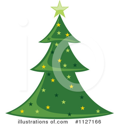 Christmas Tree Clipart #1127166 by dero