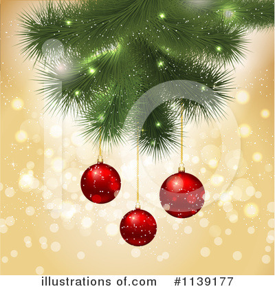 Royalty-Free (RF) Christmas Tree Clipart Illustration by KJ Pargeter - Stock Sample #1139177