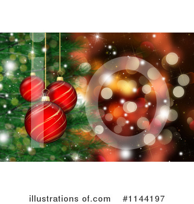 Royalty-Free (RF) Christmas Tree Clipart Illustration by KJ Pargeter - Stock Sample #1144197