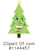 Christmas Tree Clipart #1144457 by Andrei Marincas