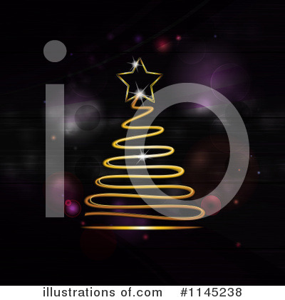 Royalty-Free (RF) Christmas Tree Clipart Illustration by elaineitalia - Stock Sample #1145238