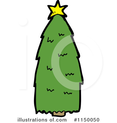 Royalty-Free (RF) Christmas Tree Clipart Illustration by lineartestpilot - Stock Sample #1150050