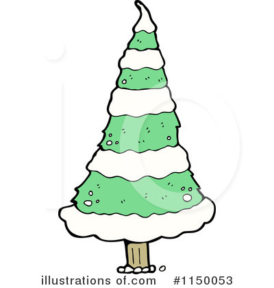 Royalty-Free (RF) Christmas Tree Clipart Illustration by lineartestpilot - Stock Sample #1150053