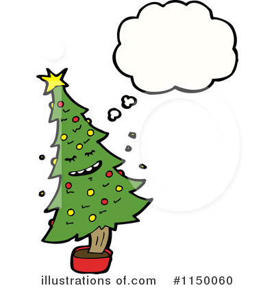 Royalty-Free (RF) Christmas Tree Clipart Illustration by lineartestpilot - Stock Sample #1150060