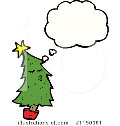 Royalty-Free (RF) Christmas Tree Clipart Illustration by lineartestpilot - Stock Sample #1150061