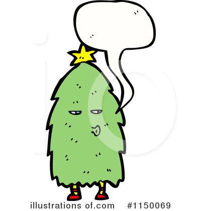 Royalty-Free (RF) Christmas Tree Clipart Illustration by lineartestpilot - Stock Sample #1150069