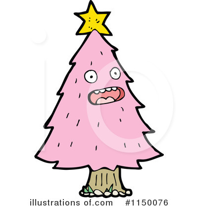 Royalty-Free (RF) Christmas Tree Clipart Illustration by lineartestpilot - Stock Sample #1150076