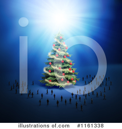 Christmas Tree Clipart #1161338 by Mopic