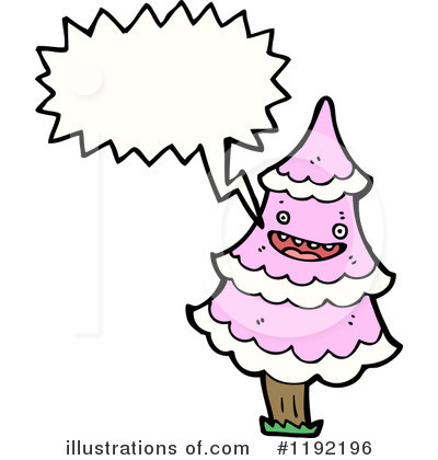 Royalty-Free (RF) Christmas Tree Clipart Illustration by lineartestpilot - Stock Sample #1192196