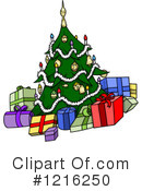 Christmas Tree Clipart #1216250 by dero