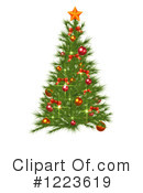 Christmas Tree Clipart #1223619 by vectorace