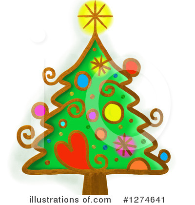 Royalty-Free (RF) Christmas Tree Clipart Illustration by Prawny - Stock Sample #1274641