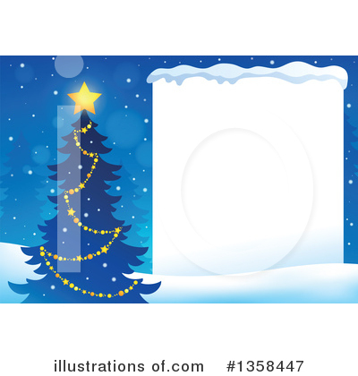 Christmas Tree Clipart #1358447 by visekart