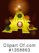 Christmas Tree Clipart #1358863 by elaineitalia