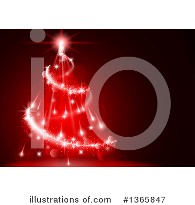 Royalty-Free (RF) Christmas Tree Clipart Illustration by dero - Stock Sample #1365847