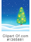 Christmas Tree Clipart #1365881 by visekart