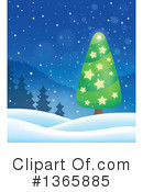 Christmas Tree Clipart #1365885 by visekart