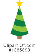 Christmas Tree Clipart #1365893 by visekart