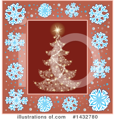 Royalty-Free (RF) Christmas Tree Clipart Illustration by visekart - Stock Sample #1432780
