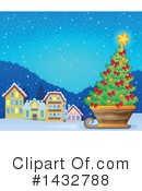 Christmas Tree Clipart #1432788 by visekart