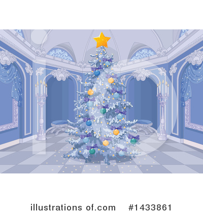 Royalty-Free (RF) Christmas Tree Clipart Illustration by Pushkin - Stock Sample #1433861
