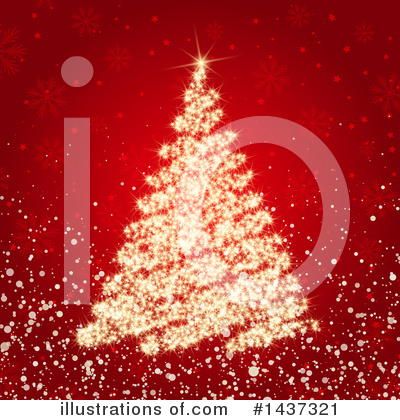Royalty-Free (RF) Christmas Tree Clipart Illustration by KJ Pargeter - Stock Sample #1437321