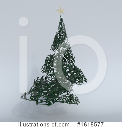 Royalty-Free (RF) Christmas Tree Clipart Illustration by KJ Pargeter - Stock Sample #1618577