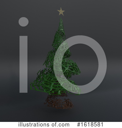 Royalty-Free (RF) Christmas Tree Clipart Illustration by KJ Pargeter - Stock Sample #1618581