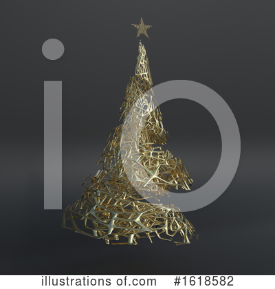 Royalty-Free (RF) Christmas Tree Clipart Illustration by KJ Pargeter - Stock Sample #1618582