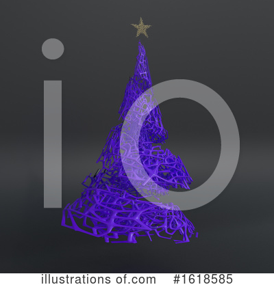 Royalty-Free (RF) Christmas Tree Clipart Illustration by KJ Pargeter - Stock Sample #1618585
