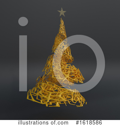 Royalty-Free (RF) Christmas Tree Clipart Illustration by KJ Pargeter - Stock Sample #1618586