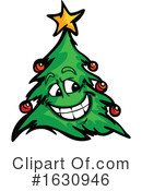 Christmas Tree Clipart #1630946 by Chromaco