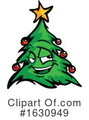 Christmas Tree Clipart #1630949 by Chromaco