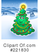 Christmas Tree Clipart #221830 by visekart