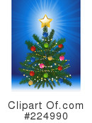Christmas Tree Clipart #224990 by elaineitalia