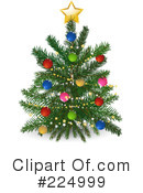 Christmas Tree Clipart #224999 by elaineitalia