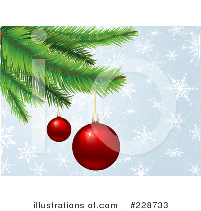 Royalty-Free (RF) Christmas Tree Clipart Illustration by KJ Pargeter - Stock Sample #228733