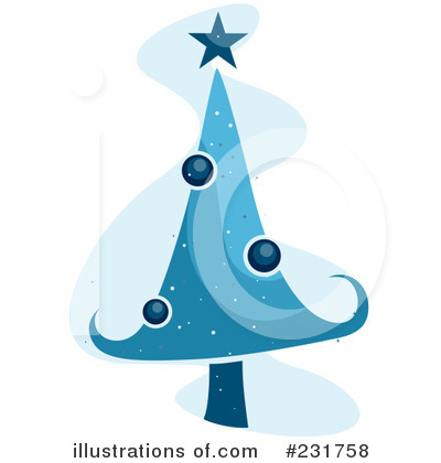 Royalty-Free (RF) Christmas Tree Clipart Illustration by BNP Design Studio - Stock Sample #231758