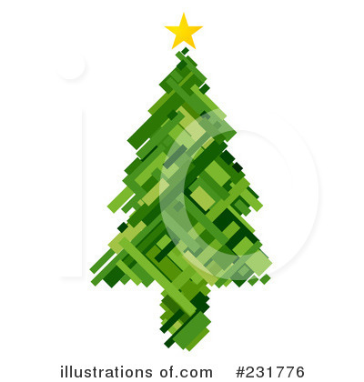 Royalty-Free (RF) Christmas Tree Clipart Illustration by BNP Design Studio - Stock Sample #231776